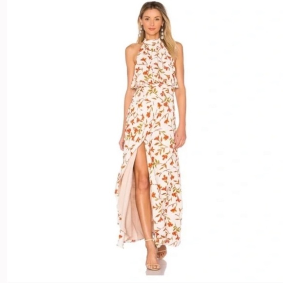 Lovers + Friends Golden Ray Maxi Dress NEW - Picture 2 of 8